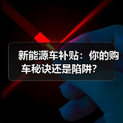 新能源车补贴：你的购车秘诀还是陷阱？