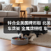锌合金美国牌照框 北美车牌架 金属牌照框 车牌框 汽车牌照托