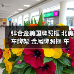 锌合金美国牌照框 北美车牌架 金属牌照框 车牌框 汽车牌照托