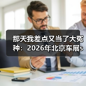 那天我差点又当了大冤种：2026年北京车展smart精灵6号18.99万元起开启预售