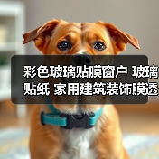 彩色玻璃贴膜窗户 玻璃贴纸 家用建筑装饰膜透光薄膜PET双向透明