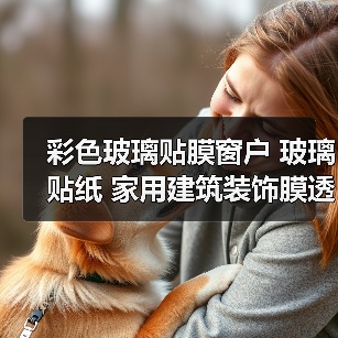 彩色玻璃贴膜窗户 玻璃贴纸 家用建筑装饰膜透光薄膜PET双向透明