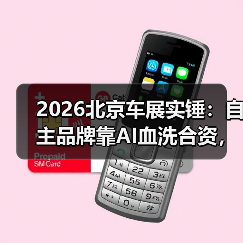 2026北京车展实锤：自主品牌靠AI血洗合资，你信吗？