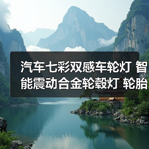 汽车七彩双感车轮灯 智能震动合金轮毂灯 轮胎灯 风火轮 气门嘴灯