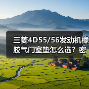 三菱4D55/56发动机橡胶气门室垫怎么选？密封件选购指南