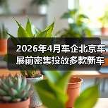 2026年4月车企北京车展前密集投放多款新车,背后有什么门道? 2026年4月车企北京车展前密集投放多款新车,背后有什么门道?