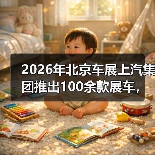2026年北京车展上汽集团推出100余款展车，你真的看懂了吗？