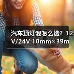 汽车顶灯泡怎么选？12V/24V 10mm×39mm/31mm 50只装