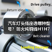 汽车灯头插座选哪种型号？防火纯铜线H1H7 H4 H11灯泡座解析