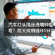 汽车灯头插座选哪种型号？防火纯铜线H1H7 H4 H11灯泡座解析