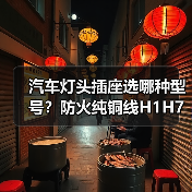 汽车灯头插座选哪种型号？防火纯铜线H1H7 H4 H11灯泡座解析