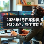 2026年4月汽车消费指数80.8点:热闹背后的冷思考 2026年4月汽车消费指数80.8点:热闹背后的冷思考