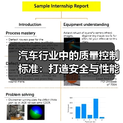 汽车行业中的质量控制标准：打造安全与性能的基石