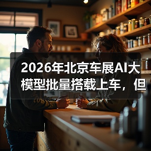 2026年北京车展AI大模型批量搭载上车，但这事没想象中简单