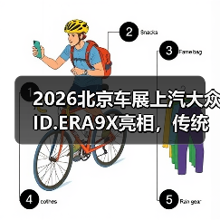 2026北京车展上汽大众ID.ERA9X亮相，传统车企的另一种答案？