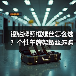 镶钻牌照框螺丝怎么选？个性车牌架螺丝选购指南