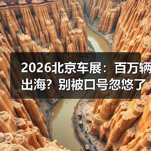 2026北京车展：百万辆出海？别被口号忽悠了