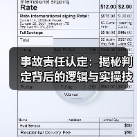 事故责任认定:揭秘判定背后的逻辑与实操技巧 事故责任认定:揭秘判定背后的逻辑与实操技巧