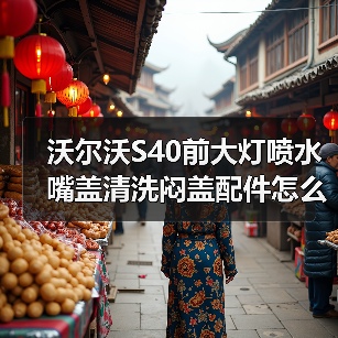 沃尔沃S40前大灯喷水嘴盖清洗闷盖配件怎么选