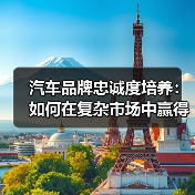 汽车品牌忠诚度培养:如何在复杂市场中赢得用户信任 汽车品牌忠诚度培养:如何在复杂市场中赢得用户信任