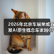 2026年北京车展荣威首发AI原生概念车家越07:一个值得琢磨的信号 2026年北京车展荣威首发AI原生概念车家越07:一个值得琢磨的信号