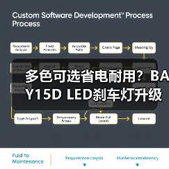 多色可选省电耐用？BAY15D LED刹车灯升级优选