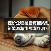 锂价企稳是否真能撬动新能源车市成本红利? 锂价企稳是否真能撬动新能源车市成本红利?