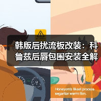 韩版后扰流板改装：科鲁兹后唇包围安装全解析
