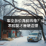 车企涨价真能救命？成本控制才是硬道理
