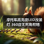 摩托车高亮度LED改装灯 360度无死角照明 摩托车高亮度LED改装灯 360度无死角照明