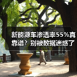 新能源车渗透率55%真靠谱?别被数据迷惑了 新能源车渗透率55%真靠谱?别被数据迷惑了