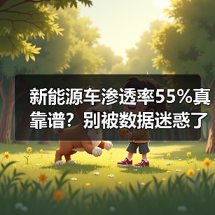 新能源车渗透率55%真靠谱?别被数据迷惑了 新能源车渗透率55%真靠谱?别被数据迷惑了