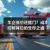 车企涨价还抠门?成本控制背后的生存之道 车企涨价还抠门?成本控制背后的生存之道