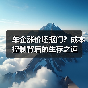 车企涨价还抠门?成本控制背后的生存之道 车企涨价还抠门?成本控制背后的生存之道