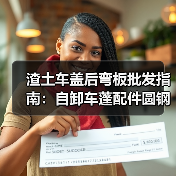 渣土车盖后弯板批发指南：自卸车蓬配件圆钢插杆后翻哪里买？