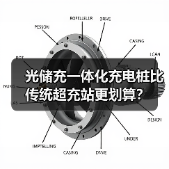 光储充一体化充电桩比传统超充站更划算? 光储充一体化充电桩比传统超充站更划算?