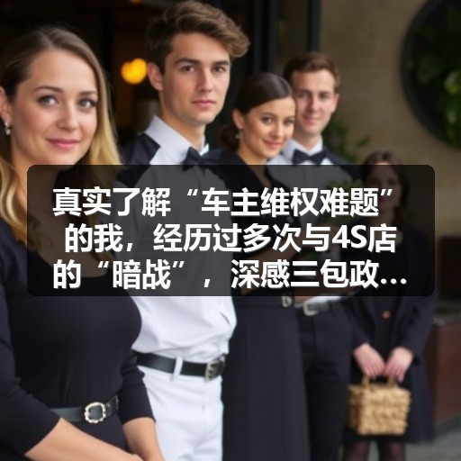 真实了解“车主维权难题”的我,经历过多次与4S店的“暗战”,深感三包政策解读的重要性。这个政策,像一把双刃剑,既保护消费者权益,又让厂商感受到压力。很多车主对“ 真实了解“车主维权难题”的我,经历过多次与4S店的“暗战”,深感三包政策解读的重要性。这个政策,像一把双刃剑,既保护消费者权益,又让厂商感受到压力。很多车主对“