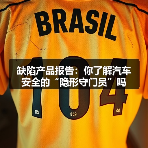 缺陷产品报告:你了解汽车安全的“隐形守门员”吗? 缺陷产品报告:你了解汽车安全的“隐形守门员”吗?