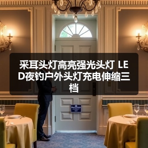 采耳头灯高亮强光头灯 LED夜钓户外头灯充电伸缩三档