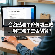 合资燃油车降价超三成，现在购车是否划算？