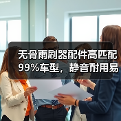 无骨雨刷器配件高匹配99%车型，静音耐用易安装？