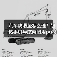 汽车防滑垫怎么选？超粘手机导航架耐用pu材质推荐