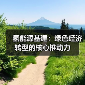 氢能源基建：绿色经济转型的核心推动力
