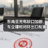 东南亚充电缺口加剧，车企建桩闭环出口配套全攻略