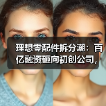 理想零配件拆分潮：百亿融资砸向初创公司，你还在犹豫吗？