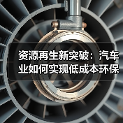 资源再生新突破:汽车业如何实现低成本环保制造 资源再生新突破:汽车业如何实现低成本环保制造