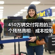 450万辆交付背后的三个残酷真相:成本控制、口碑裂变与供应链本土化 450万辆交付背后的三个残酷真相:成本控制、口碑裂变与供应链本土化