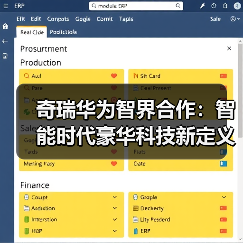 奇瑞华为智界合作:智能时代豪华科技新定义 奇瑞华为智界合作:智能时代豪华科技新定义