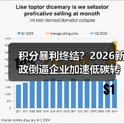 积分暴利终结?2026新政倒逼企业加速低碳转型 积分暴利终结?2026新政倒逼企业加速低碳转型