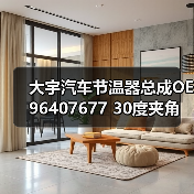 大宇汽车节温器总成OE96407677 30度夹角 适用型号精准匹配 大宇汽车节温器总成OE96407677 30度夹角 适用型号精准匹配